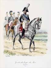 Gardes-du-Corps de Roi, Capitaine, 1820 Artist: Eugene Titeux