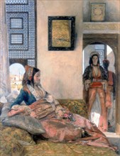 'Life in the Hareem', 1858. Artist: John Frederick Lewis