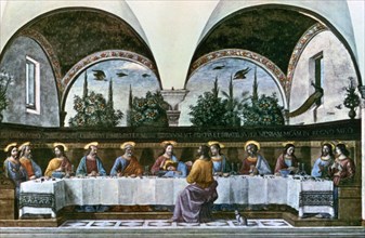 'The Last Supper', 1480.  Artist: Domenico Ghirlandaio