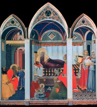 'Birth of the Virgin', 1342. Artist: Pietro Lorenzetti