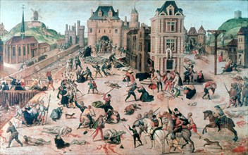 'St Bartholomew's Day Massacre', c1810-1870. Artist: Francois Dubois