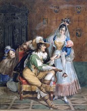 'Gallent', c1820-1857. Artist: Achille Deveria