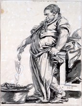 'The Butcher', c1745-1805 Artist: Jean-Baptiste Greuze