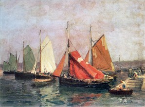 The Coast of Breton', c1907-1915. Artist: Leon Hubert