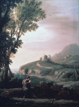 'Pastoral Landscape', c1620-1682. Artist: Claude Lorrain