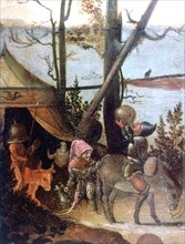 'Landscape scene, legend of Saint Christopher', c1520-1559. Artist: Jan Mandyn