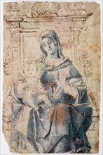'The Virgin And Child', c1470-1523. Artist: Bartolomeo Montagna