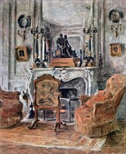 'The Living Room', 1900. Artist: Etienne Moreau-Nelaton