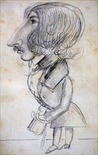 'Self Portrait', 1838. Artist: Alfred de Musset