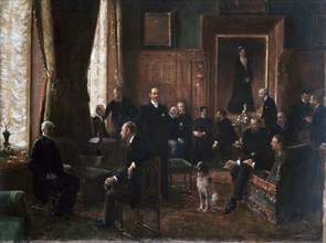 'The Salon of the Countess Potocka', 1887. Artist: Jean Beraud