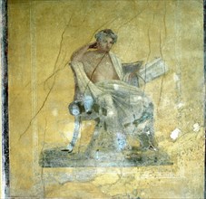 Wall Fresco, House of the Menander, Pompeii. Creator: Unknown.