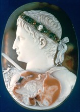 Cameo of the Emperor Augustus. Artist: Unknown