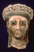 Egyptian head, 75-100 AD. Artist: Unknown