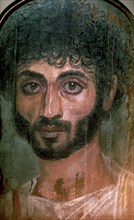 Egyptian Fayum portrait of a man, Roman Period. 2nd century AD. Artist: Unknown