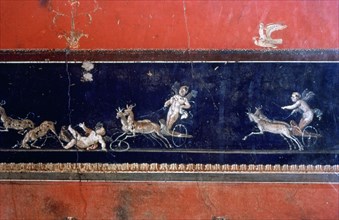 Roman mural, House of the Vettii, Pompeii, Italy. Creator: Unknown.