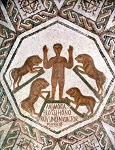 Daniel in the lions' den, Roman mosaic from Bordj El Loudi, Tunisia, 5th Century AD. Artist: Unknown