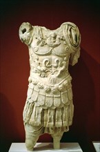 Torso of an unidentified Roman Emperor wearing a cuirass, 2nd Century AD. Artist: Unknown