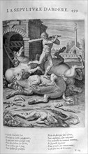 'The Burial of Abdère', 1615. Artist: Leonard Gaultier