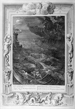 'Leander Swims Over the Hellespont to Meet his Mistress Hero', 1733. Artist: Bernard Picart
