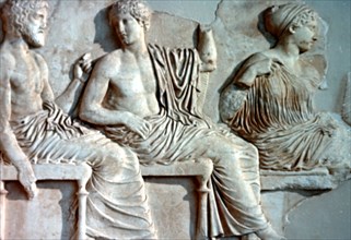 Poseidon, Apollo and Artemis, 447-432 BC. Artist: Unknown