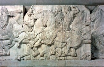 Horsemen from the Parthenon frieze, 447-432 BC. Artist: Unknown