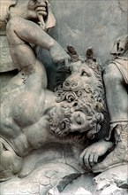 Detail from the Great Frieze of the Pergamon Altar, 180-159 BC. Artist: Unknown