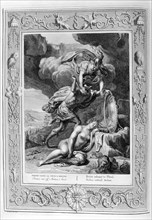 Perseus cuts off Medusa's head, 1733. Artist: Bernard Picart