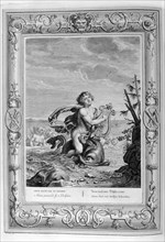 Arion saved by a dolphin, 1733. Artist: Bernard Picart