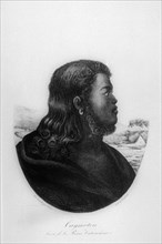Chief Kalanimoku, 1816. Artist: Ludwig Choris