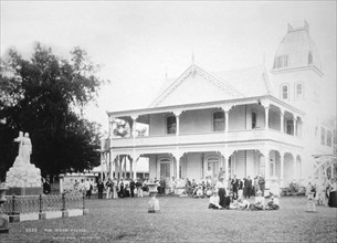 The King's Palace, Tonga, 1899. Artist: Burton Brothers