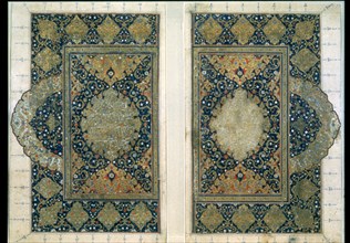 Double Page from the Koran, Safavid, c1580. Artist: Unknown