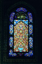 Stained Glass Window, Suleymaniye Mosque, 1557. Artist: Unknown