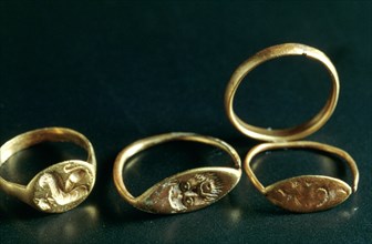 Rings, Jewellery, Tunisia, c3rd-4th Century. Artist: Unknown