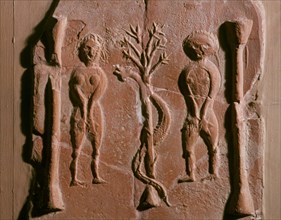 Adam and Eve, Tunisia, 5th Century. Artist: Unknown