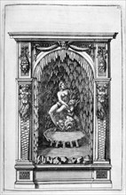 Fountain, grotto design, 1664.  Artist: Georg Andreas Bockler