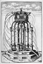 Fountain design, 1664. Artist: Georg Andreas Bockler