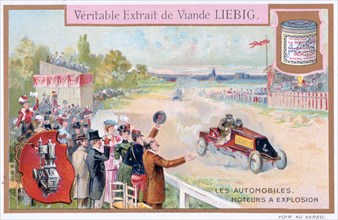 The car engines spark-ignition, 1890-1910. Artist: Unknown