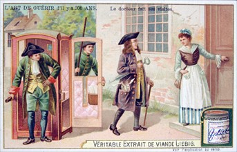 The doctor makes his visits, c1900. Artist: Unknown