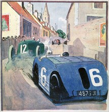 French Grand Prix, Circuit de Touraine, Tours, France, 1923. Artist: Unknown