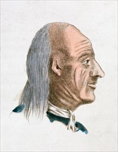 The facial characteristics of a jovial and kind person, 1808. Artist: Johann Kaspar Lavater