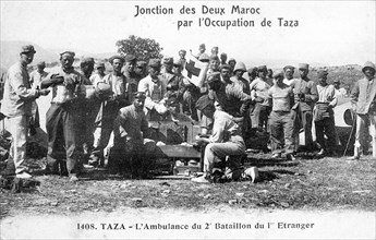 Medical staff of the 2nd battalion French Foreign Legion, Taza, Morocco, 1904. Artist: Unknown
