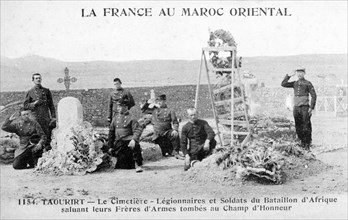 French Foreign Legion cemetery, Taourirt, Algeria, 20th century. Artist: Unknown