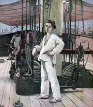 'The Cabin Boy', 1891. Artist: M Brun