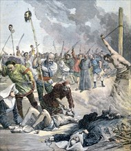 Massacres in China, 1891. Artist: Henri Meyer