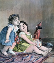 'The Surprise', 1891. Artist: F Meaulle