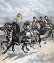 Franco-Russian Alliance, 1893. Artist: Henri Meyer