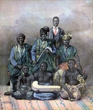 King Behanzin of Dahomey, 1893. Artist: F Meaulle
