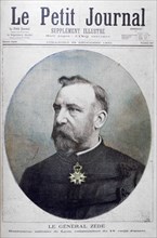 General Zede, military governor of Lyon, France, 1895. Artist: F Meaulle