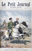 French General Saussier and Russian General Dragomirov, 1895. Artist: F Meaulle