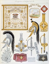 Mousquetaires de la Garde du Roi, Insignia Artist: Eugene Titeux